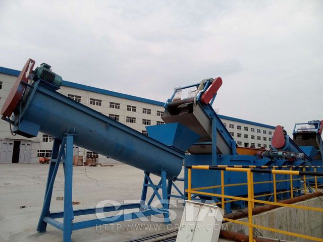 PP woven bag crushing and cleaning production line