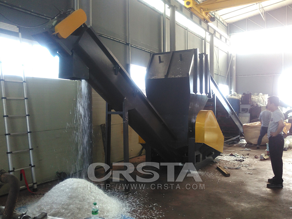 PC Disk De-painting and De-plating Recycle Processing Line